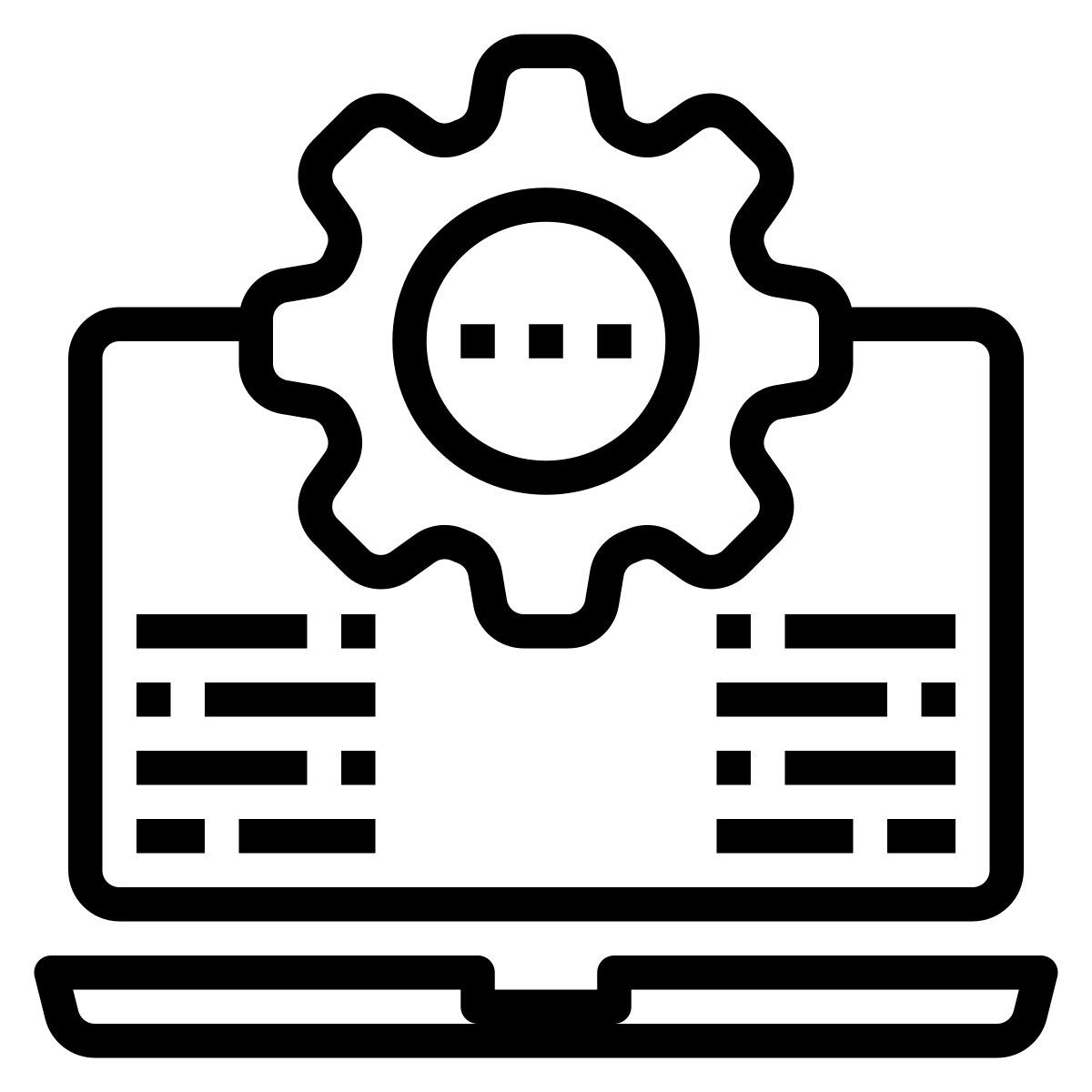 paramètres de l'ordinateur portable icon