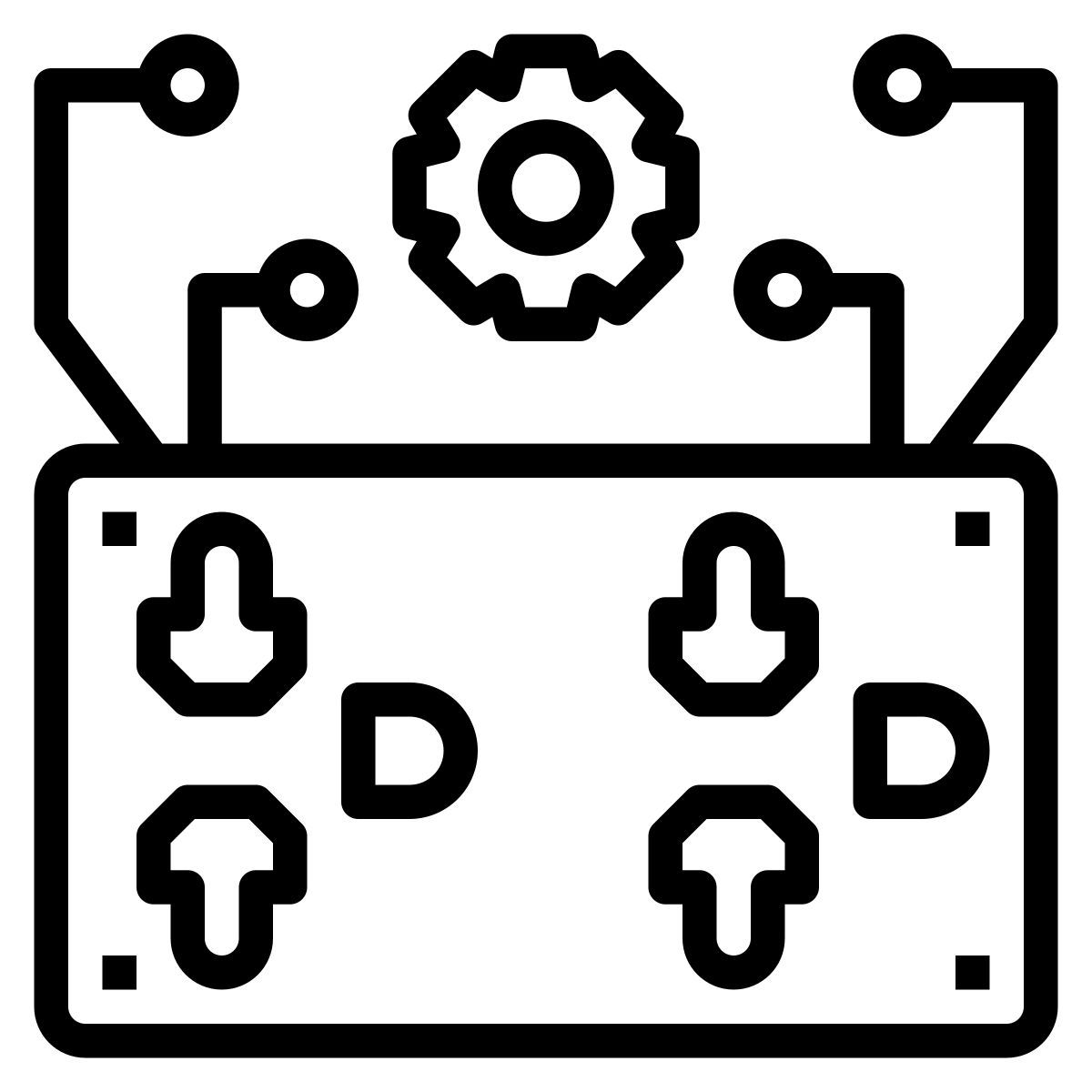 electric circuit icon