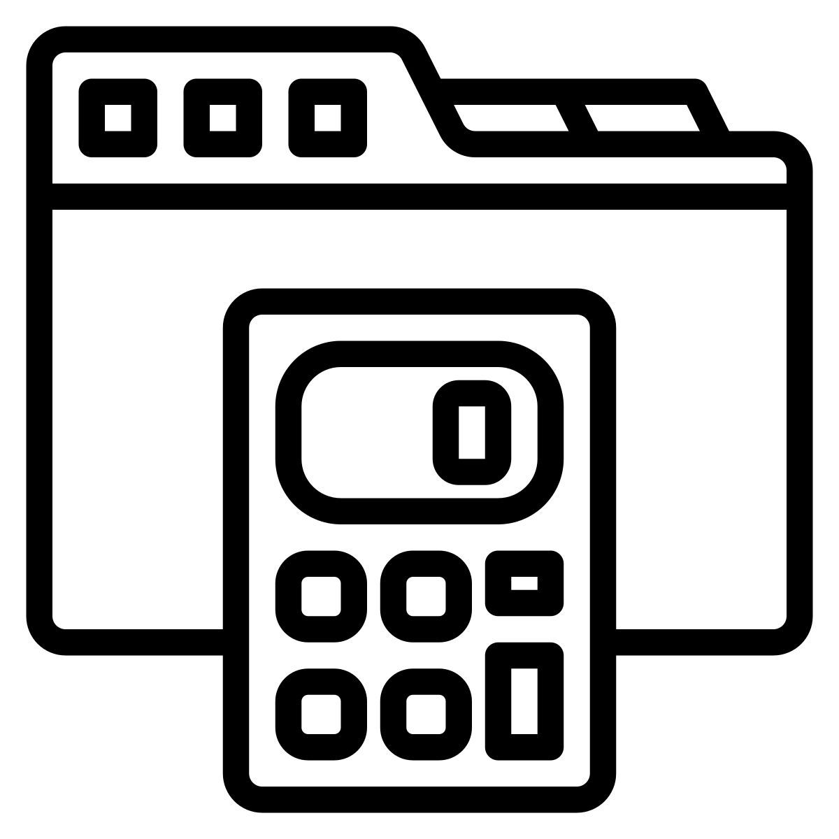 financial files icon