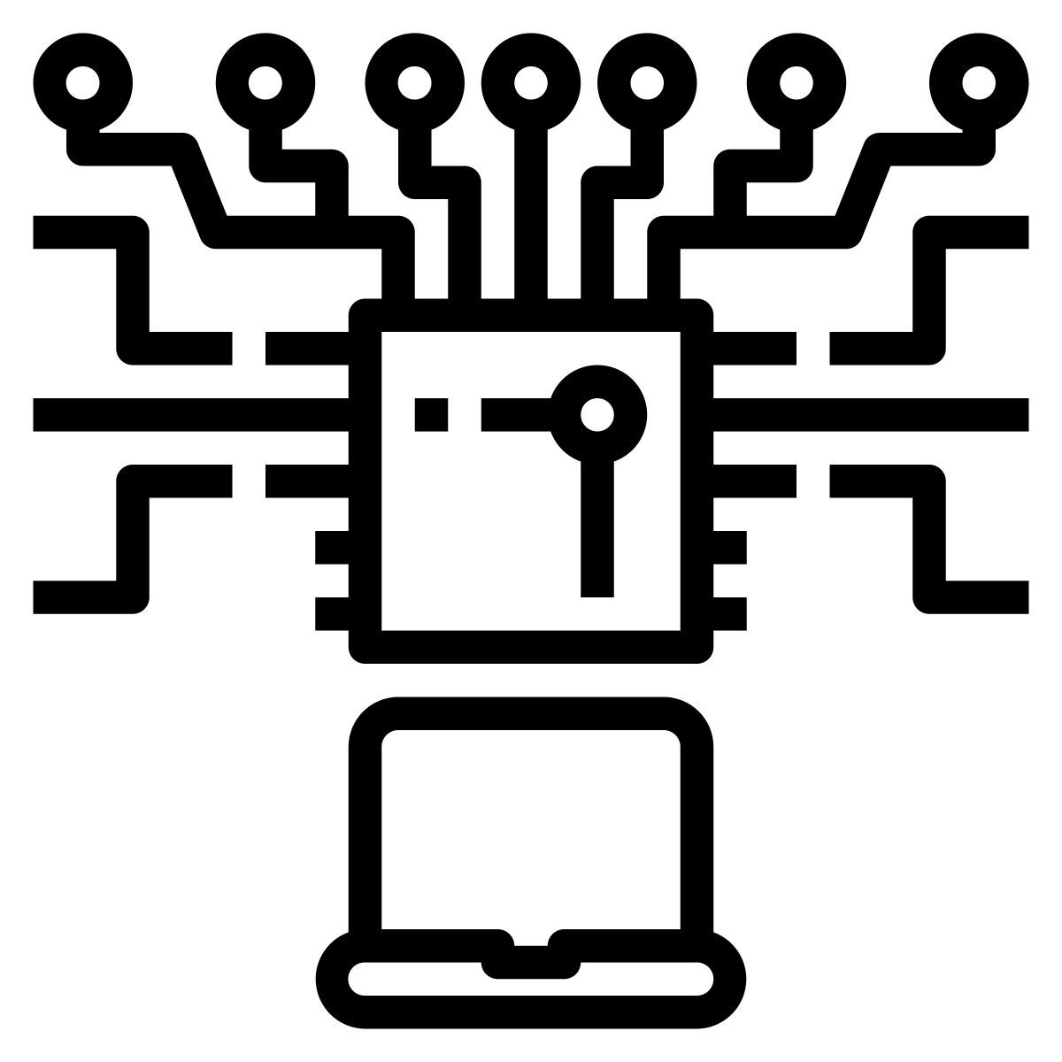 cpu de smartphone icon