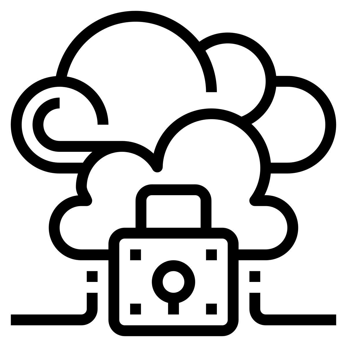 cloud security icon