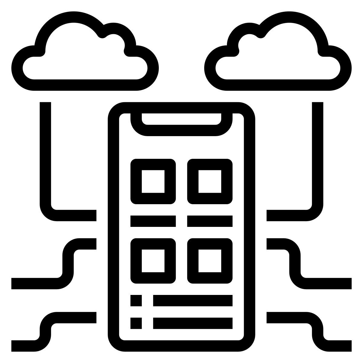 cloud data icon