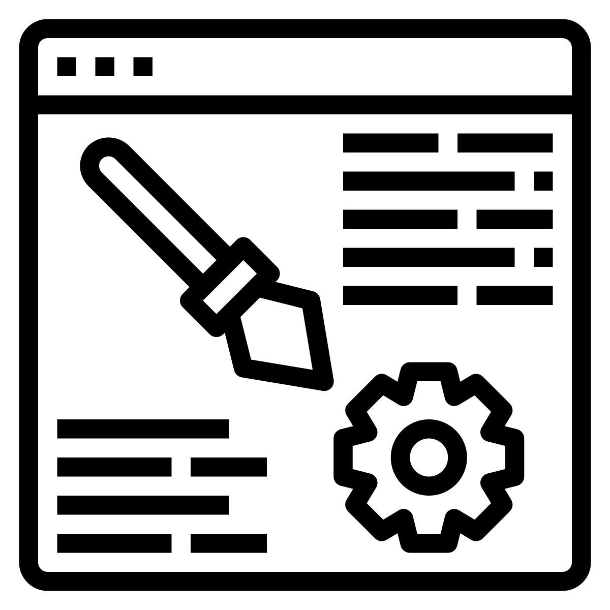 웹 디자인 icon