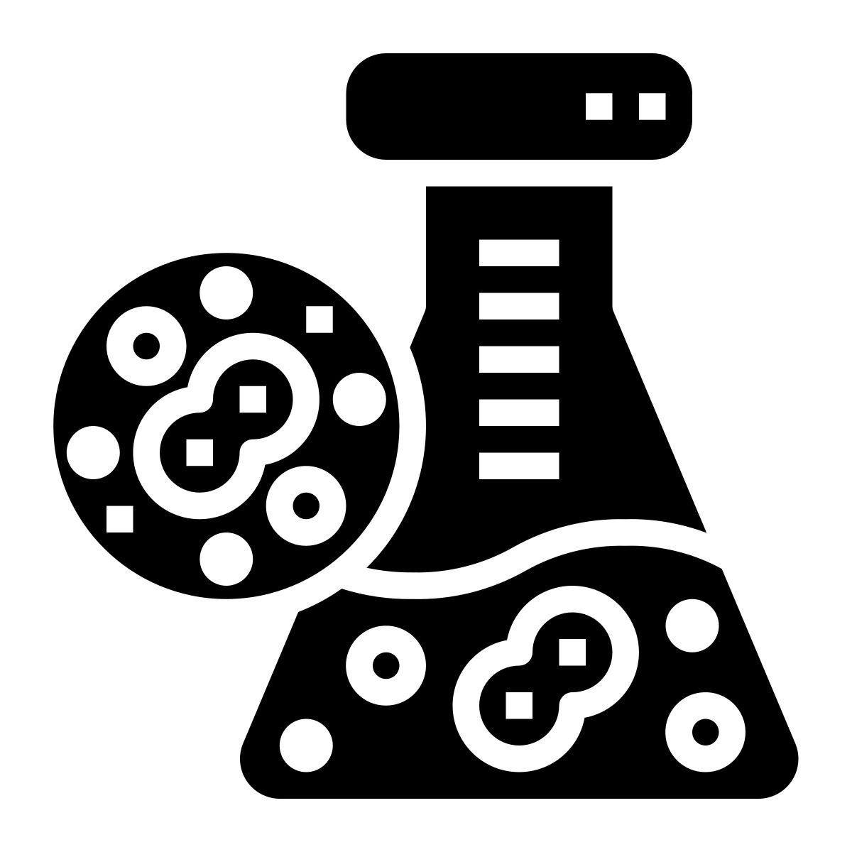 chemical experiment icon