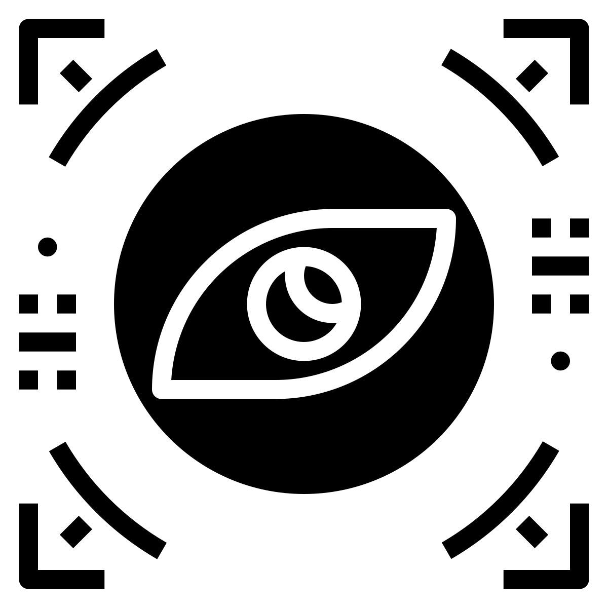 eye recognition icon
