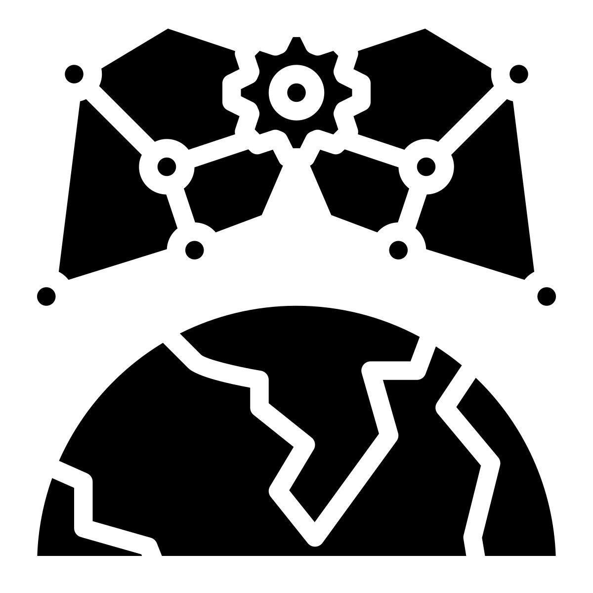 conexão global icon