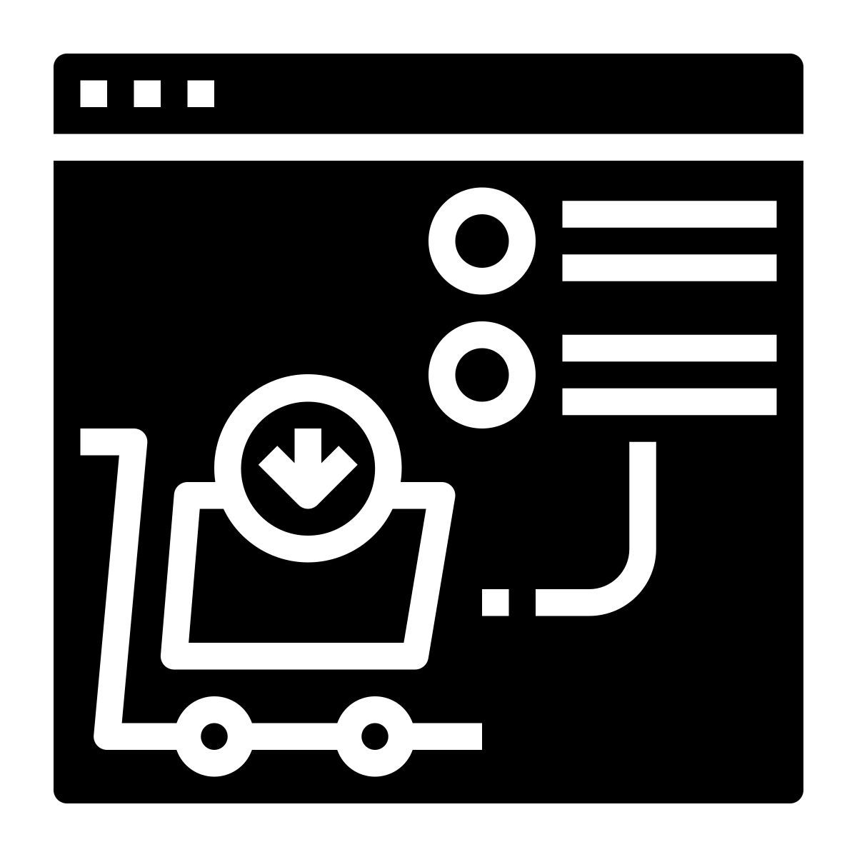 online shopping icon