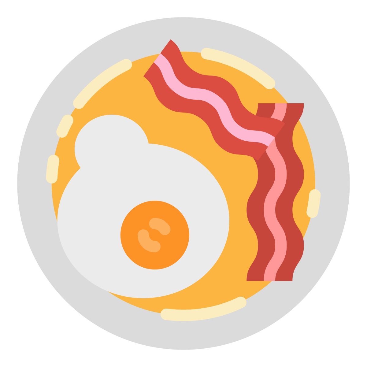 egg and bacon icon