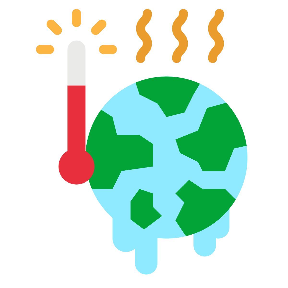 global warming icon