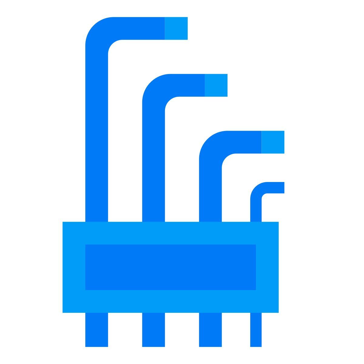 clé hexagonale icon