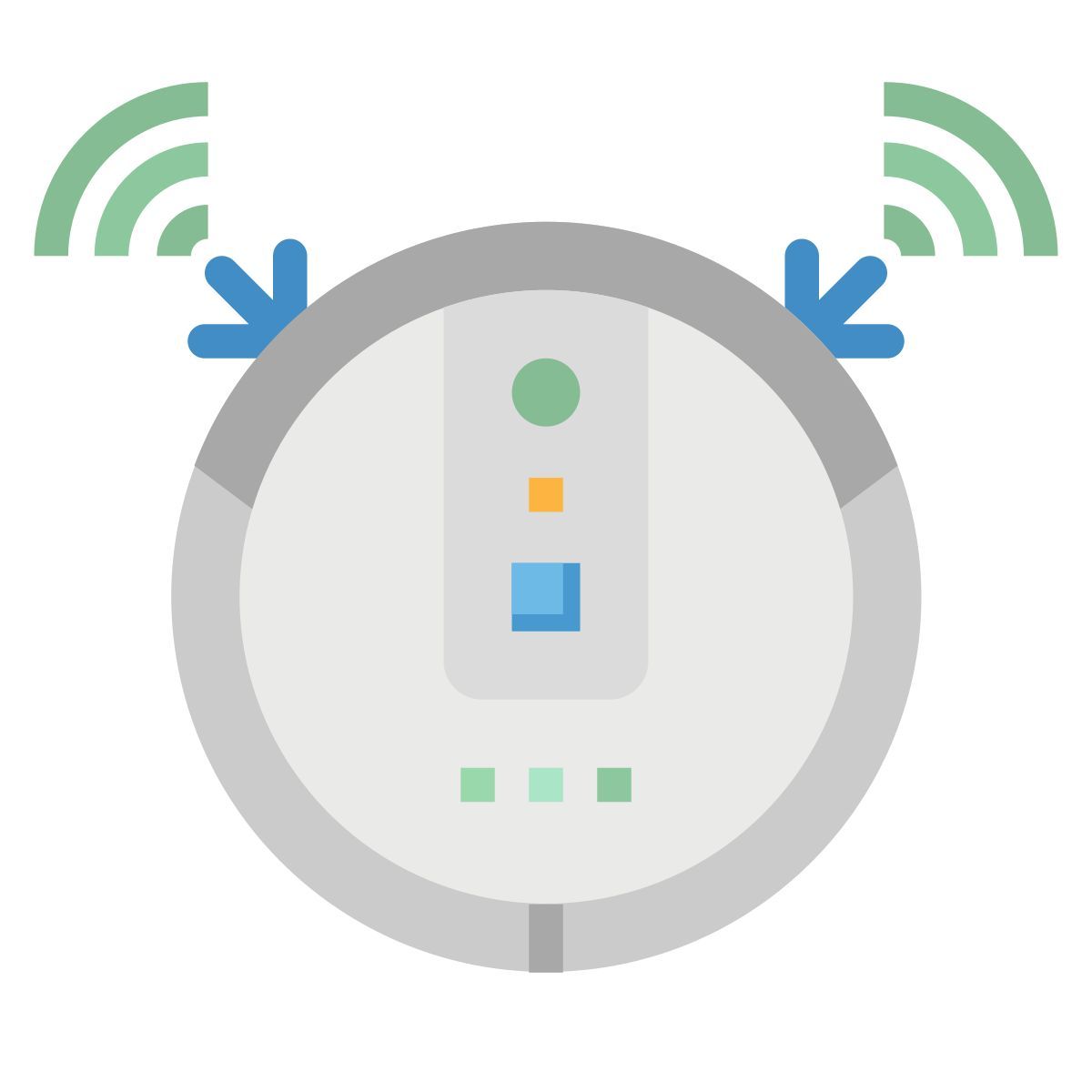 robot vacuum cleaner icon