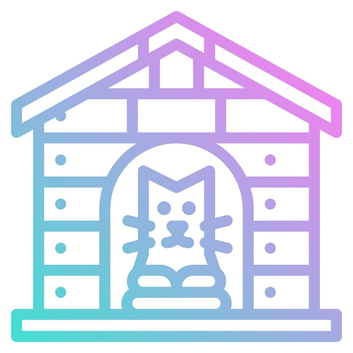 cat house icon