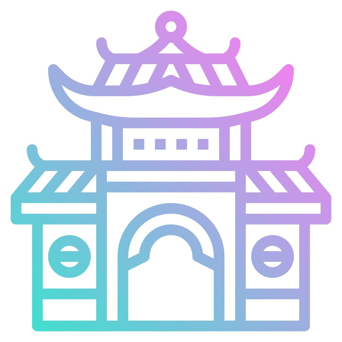 temple chinois icon