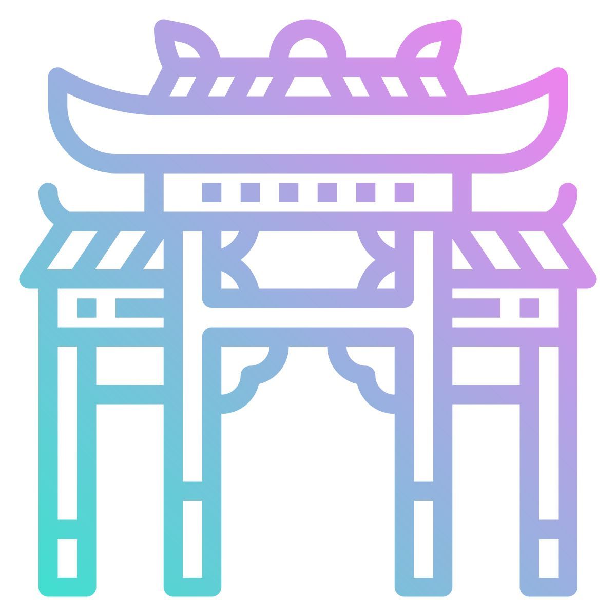chinese temple icon