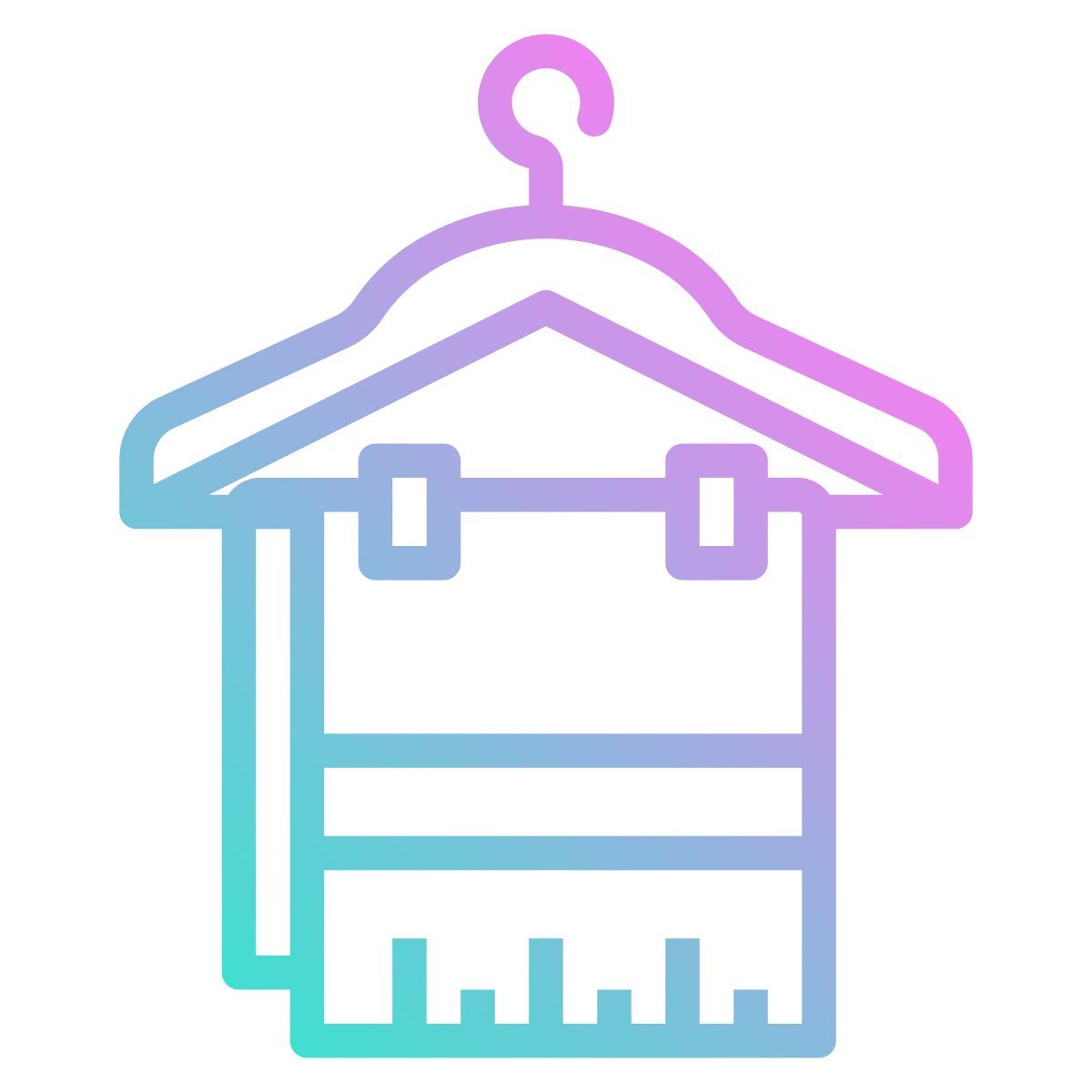cloth hanger icon