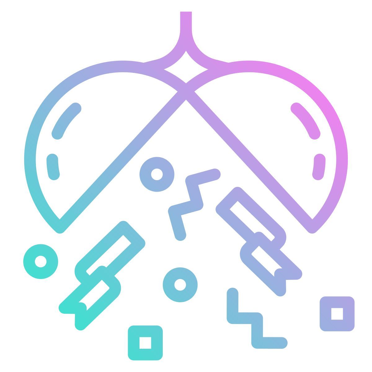 confetti ball icon