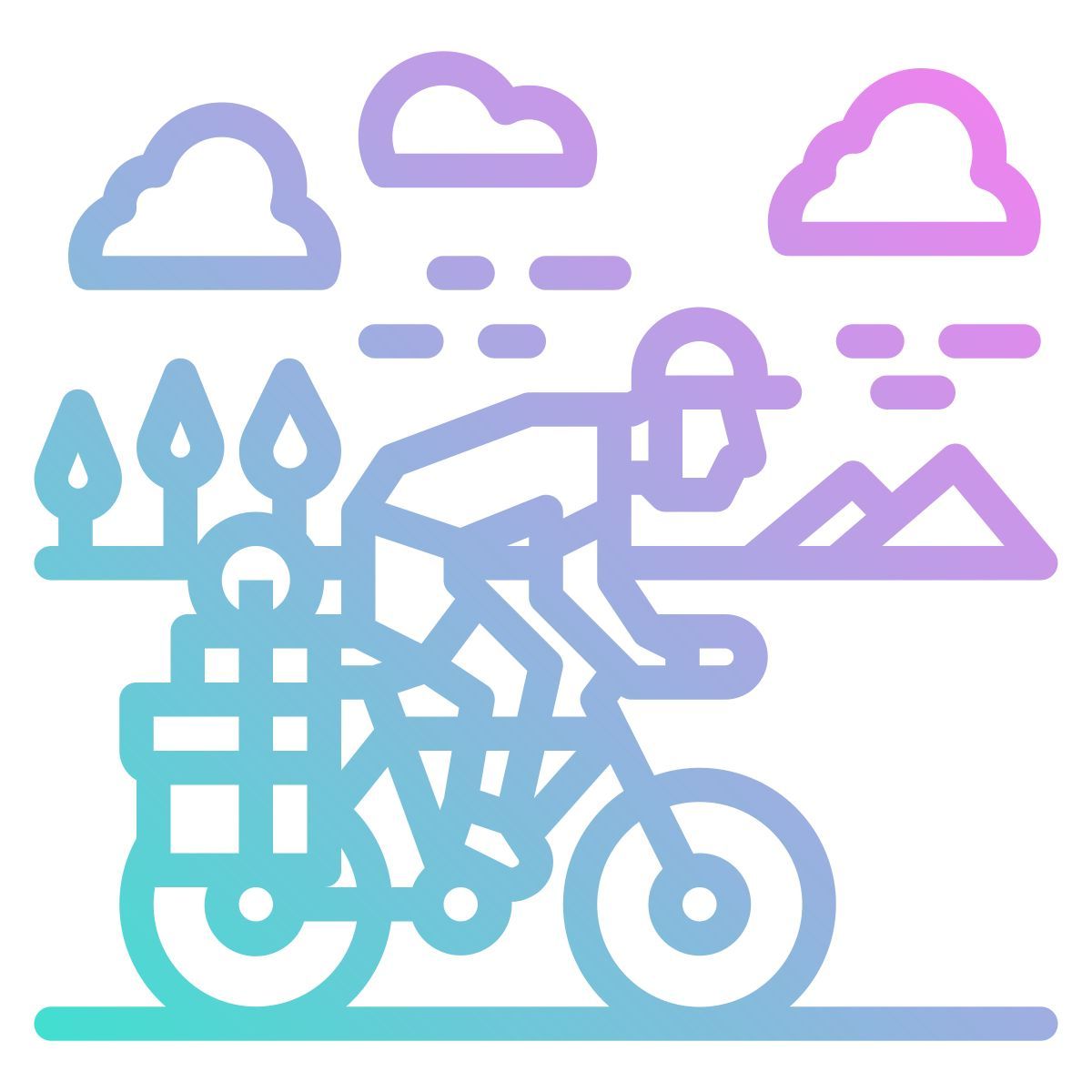 cyclist icon