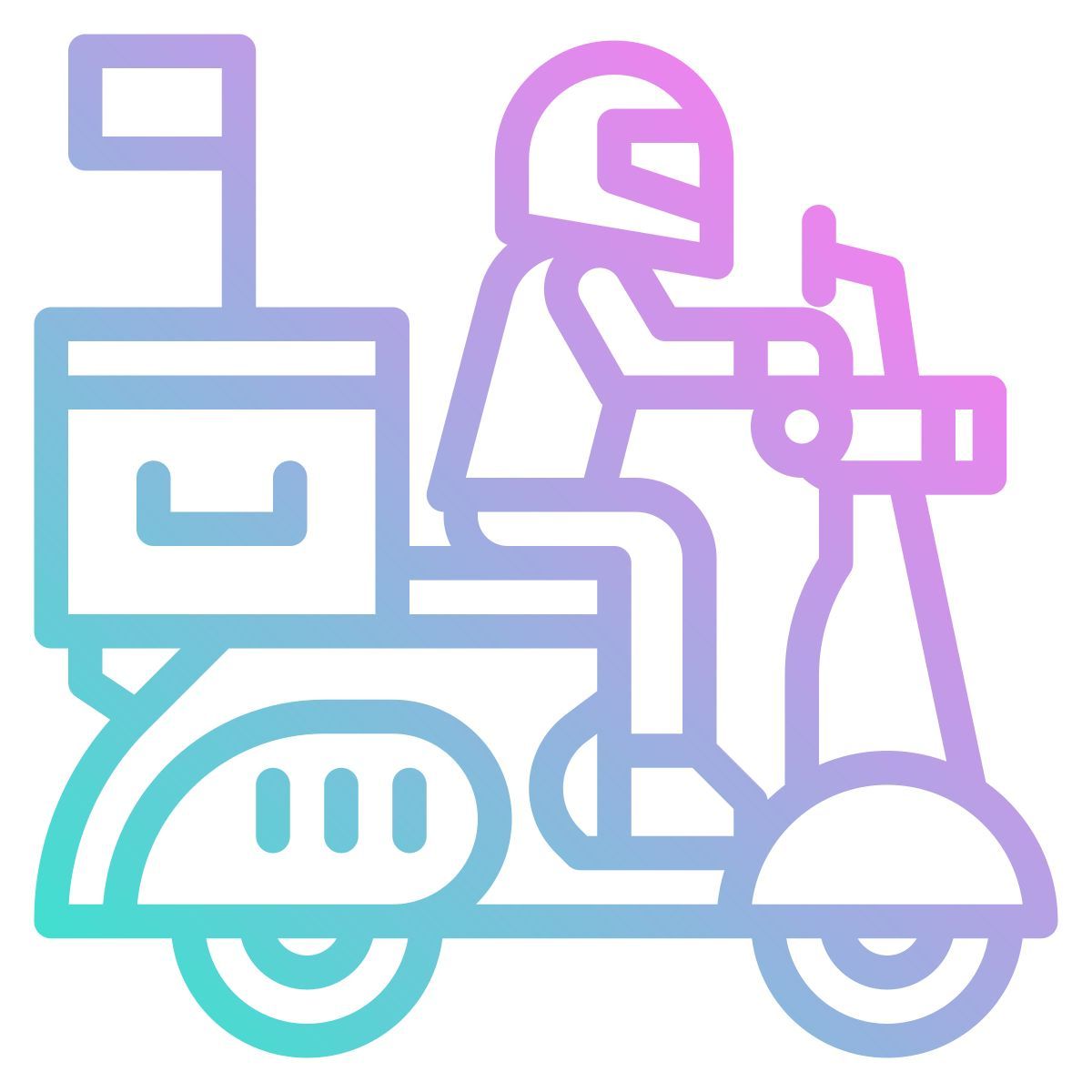 delivery man icon