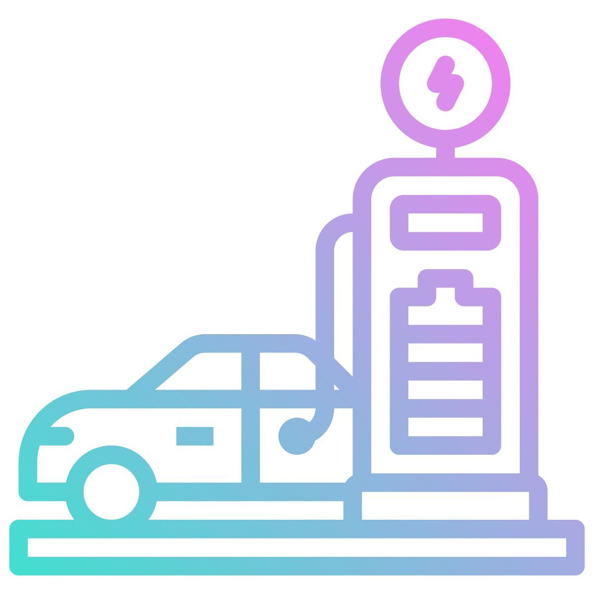electric car icon
