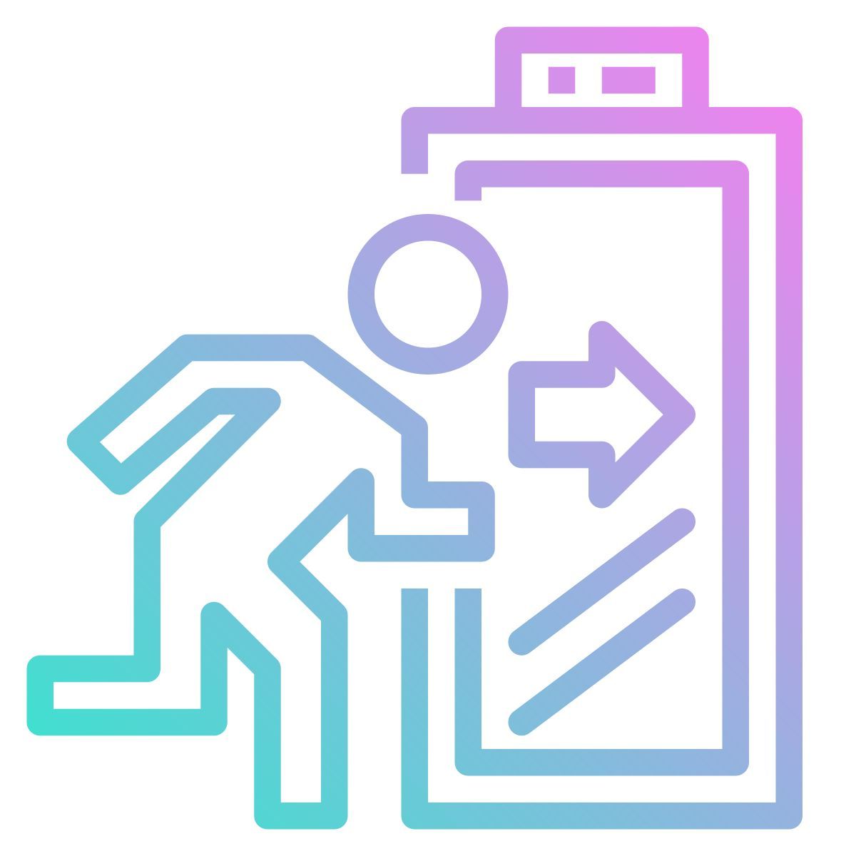 fire exit icon