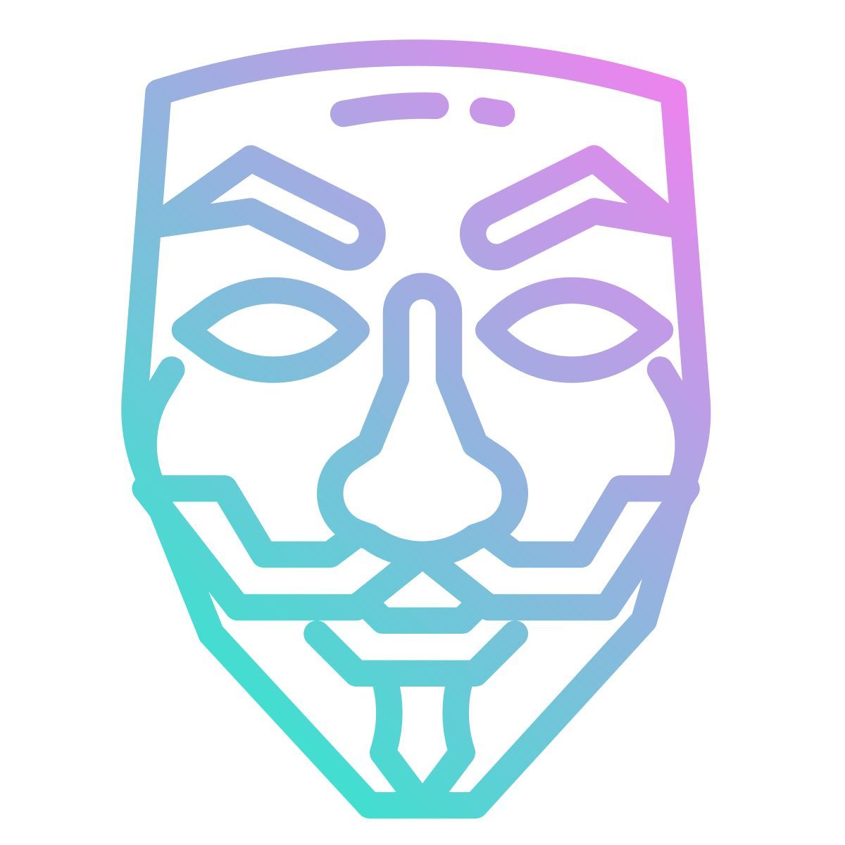 guy fawkes mask icon