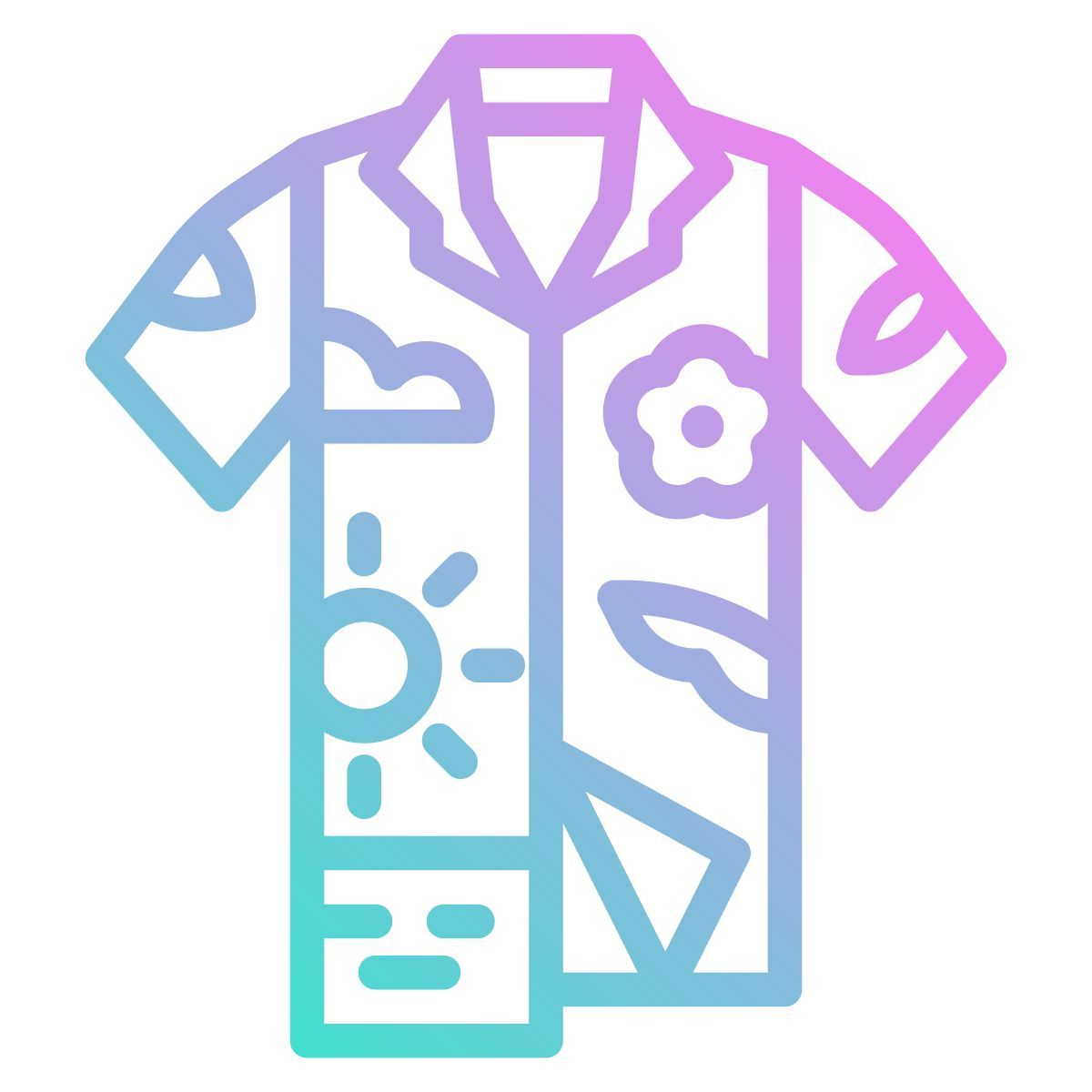 hawaiian shirt icon