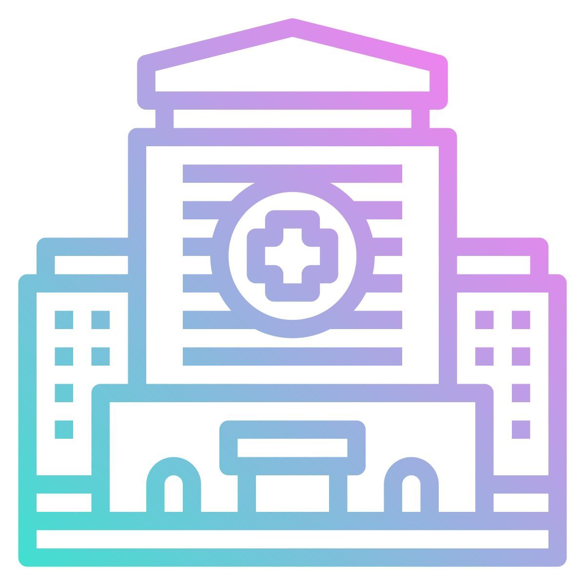 hospital building icon