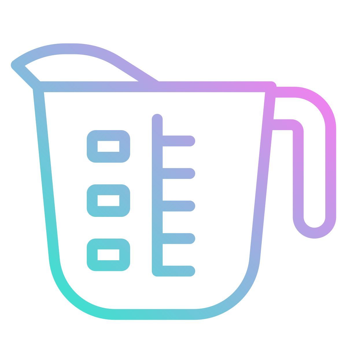 measuring cup icon