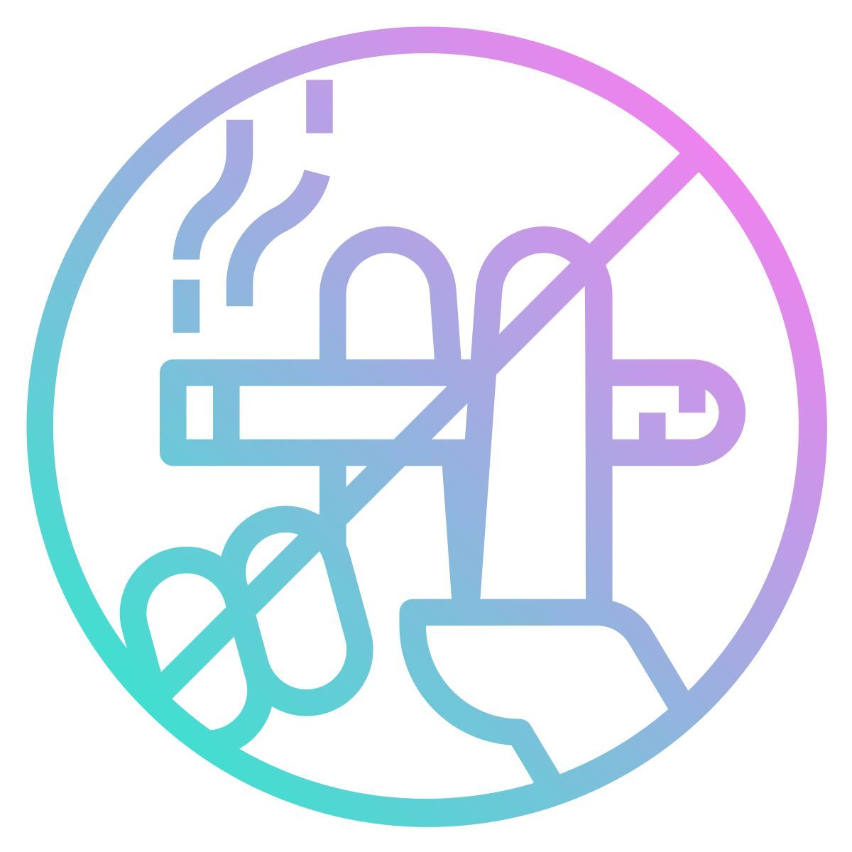 no cigarette smoking icon