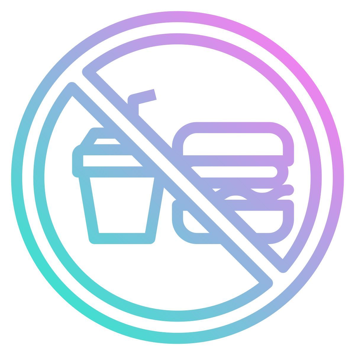 no eating icon