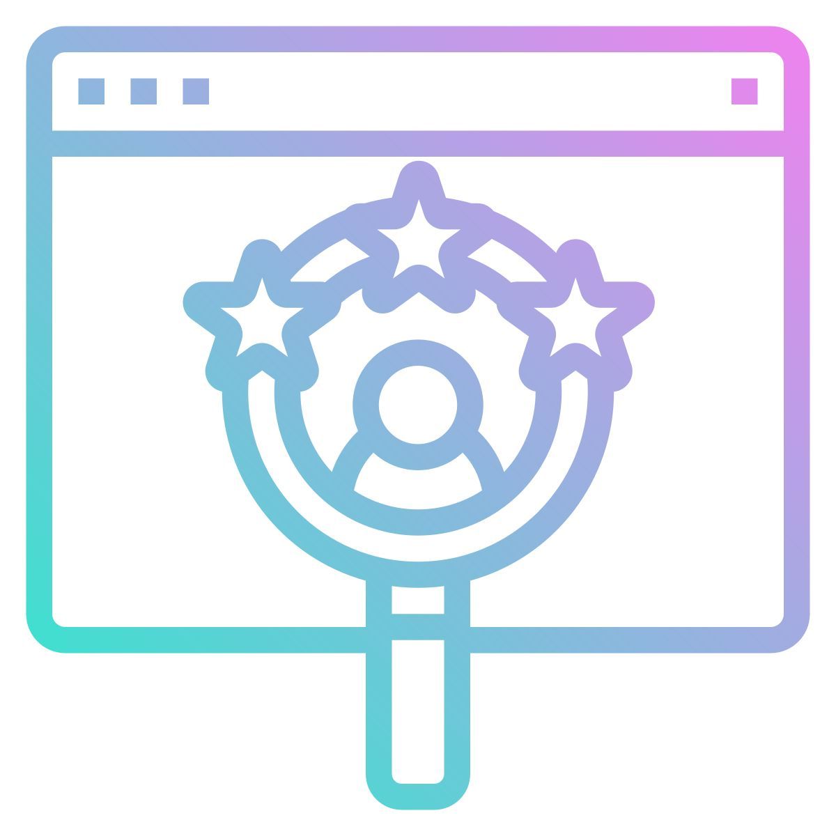 online recruitment icon
