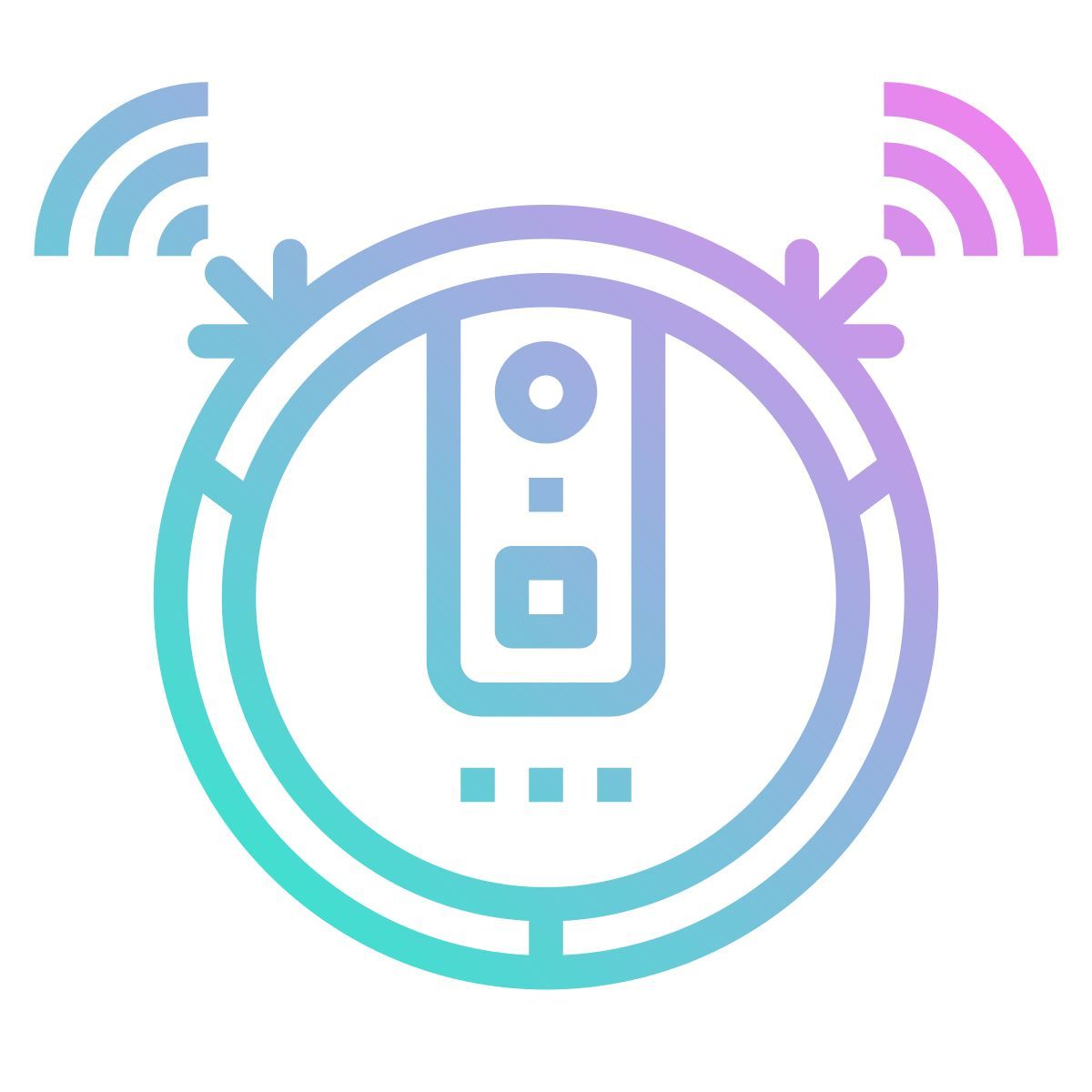 robot vacuum cleaner icon