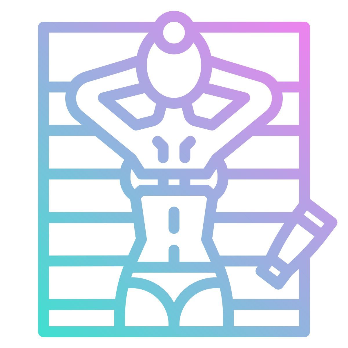 sunbathing icon