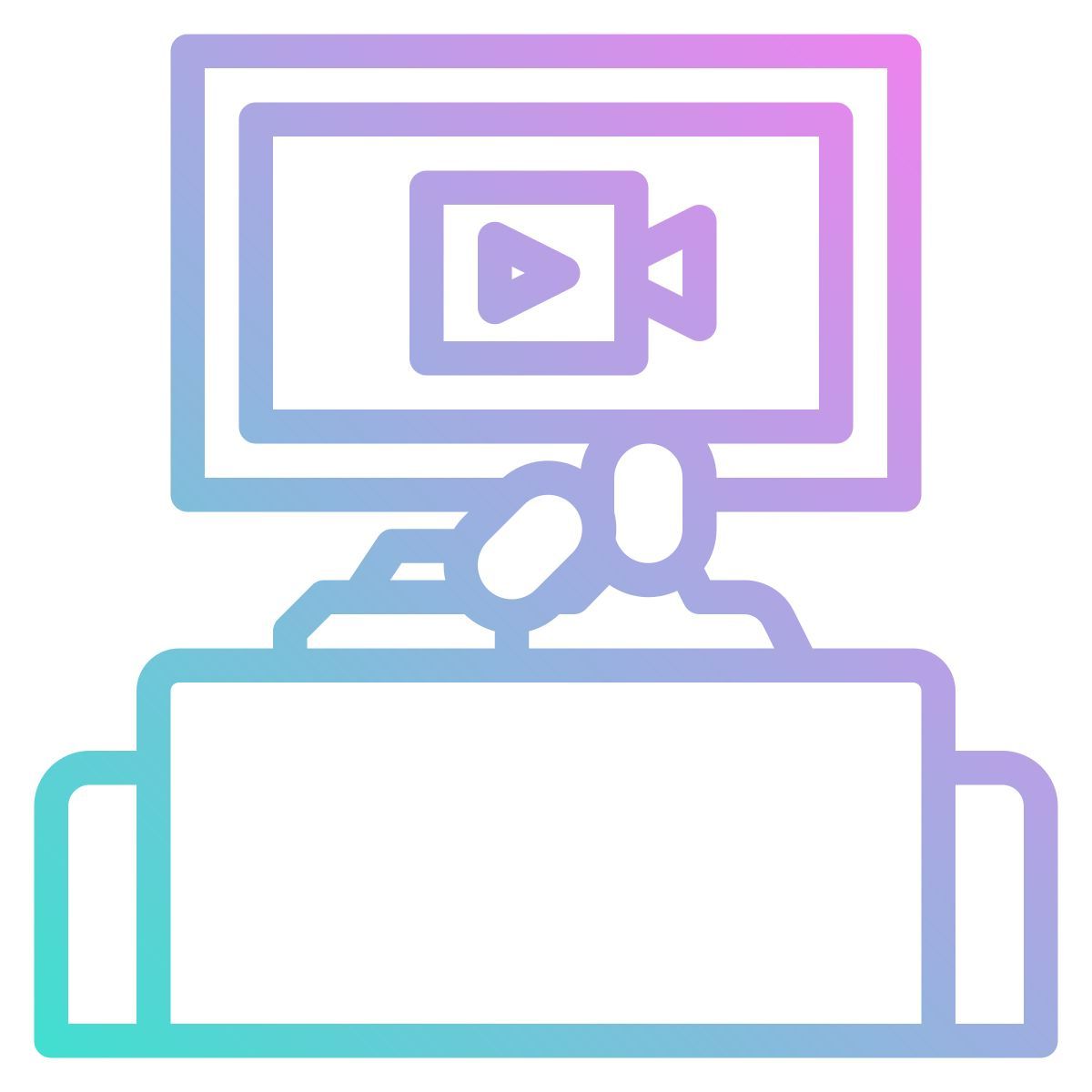 tv watching icon