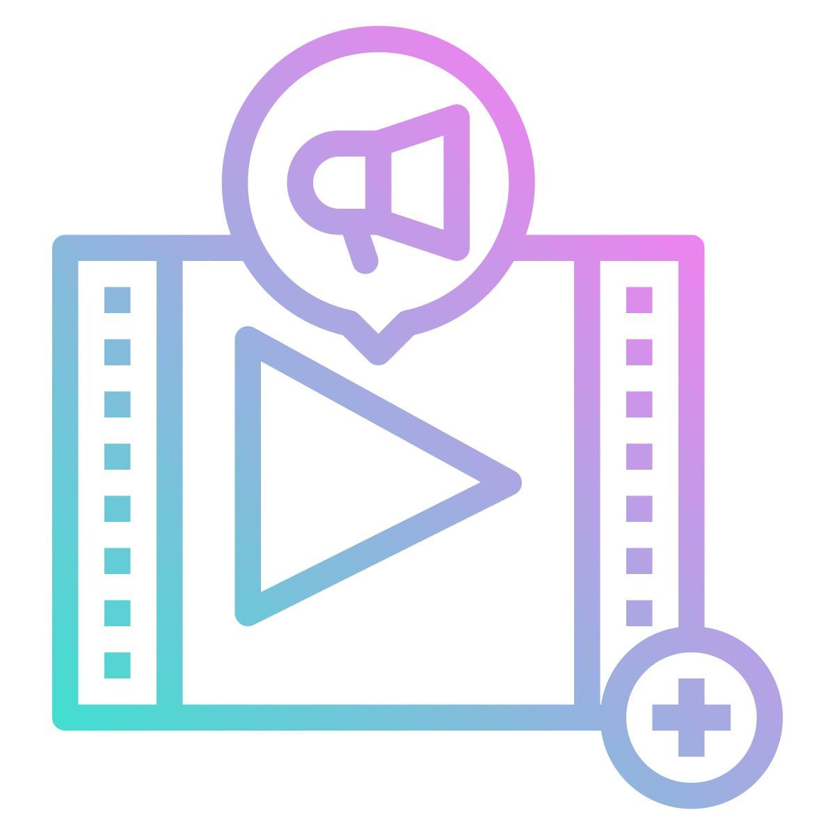 video advertising icon