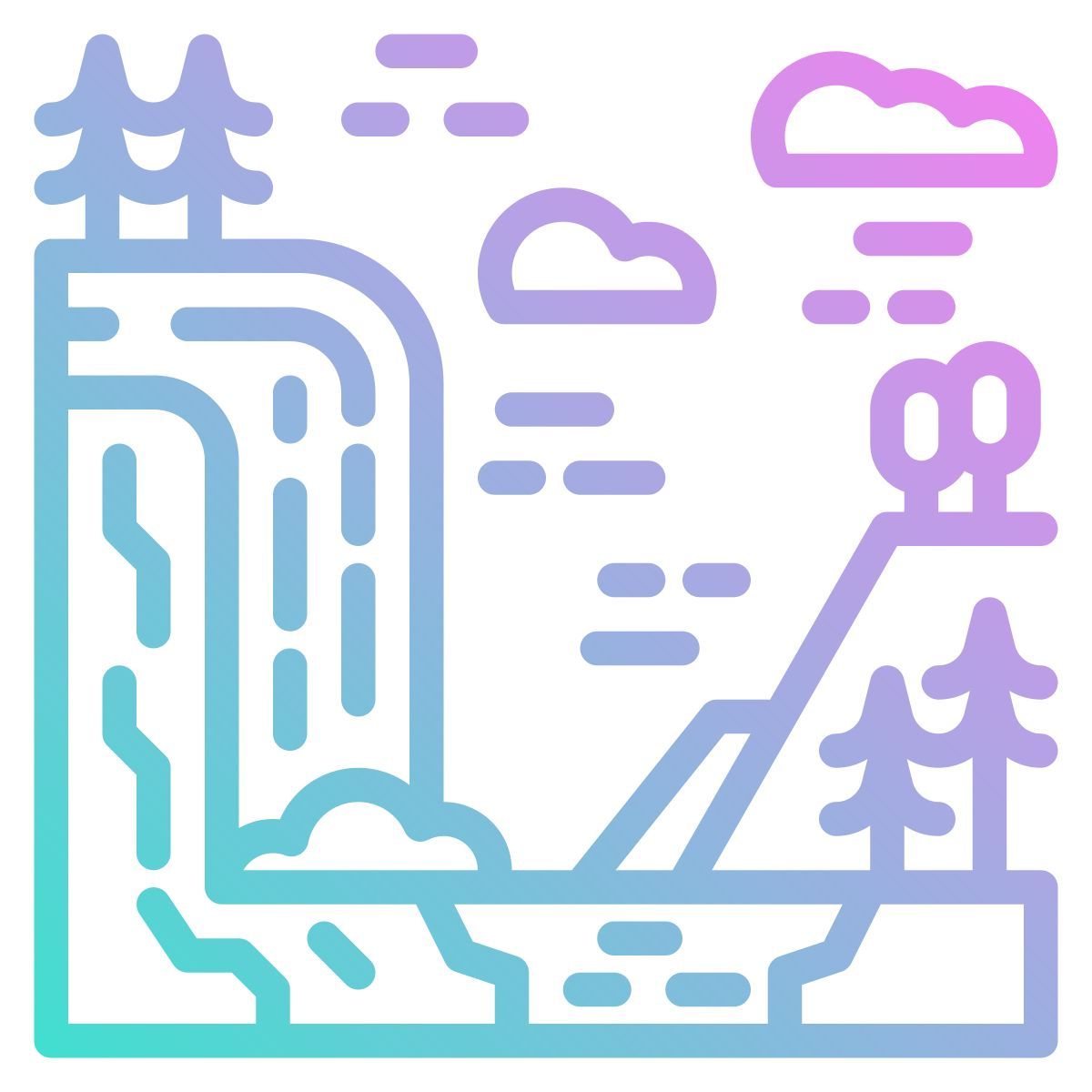 waterfall icon
