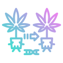 external cloning-cannabis-photo3ideastudio-gradient-photo3ideastudio icon