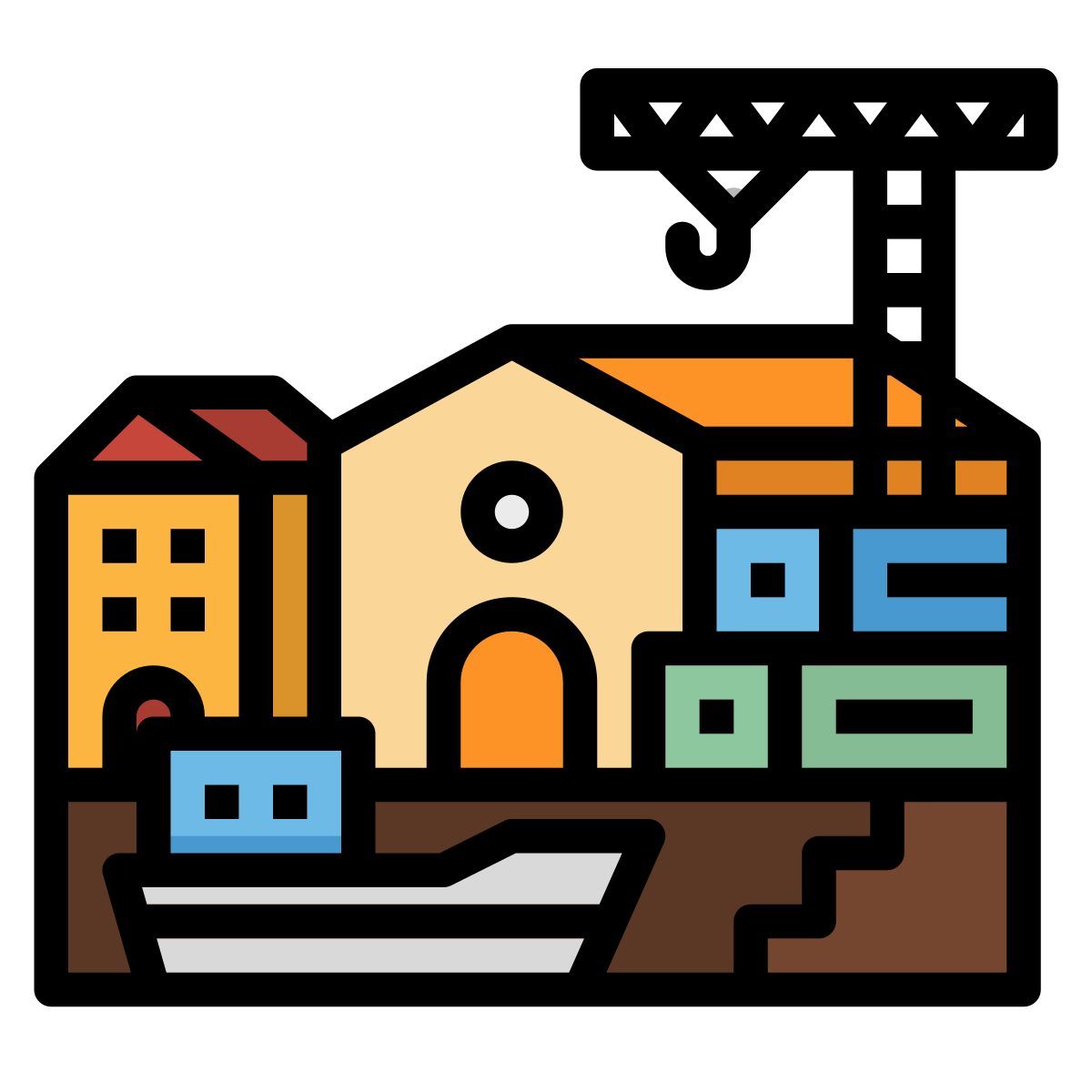 cargo ship icon