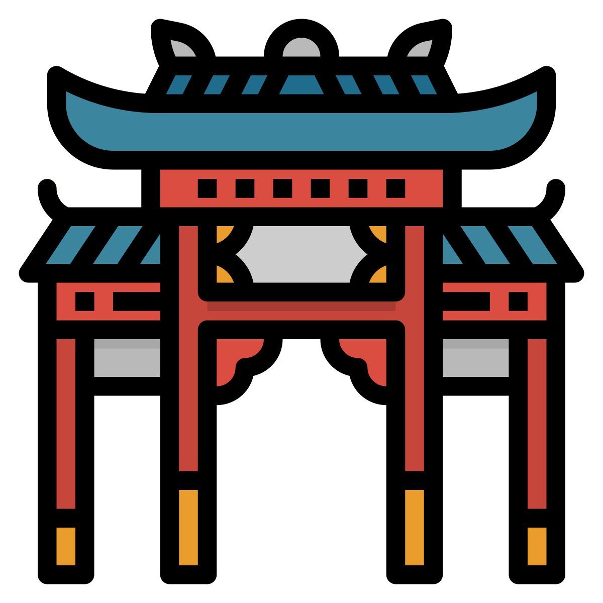 temple chinois icon
