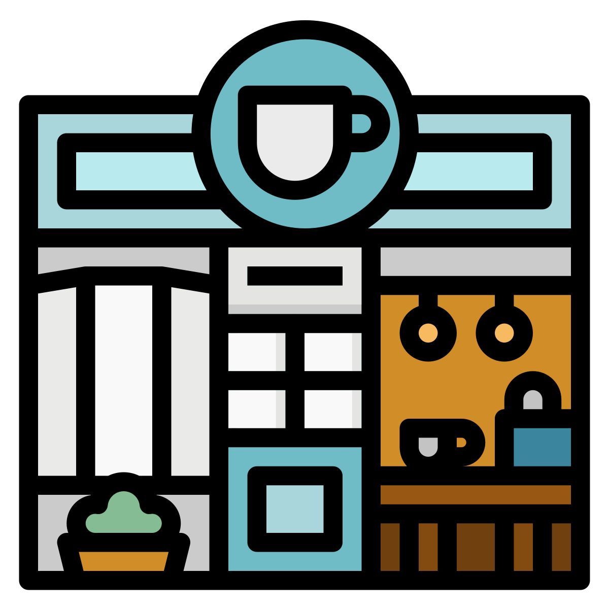 coffee shop icon