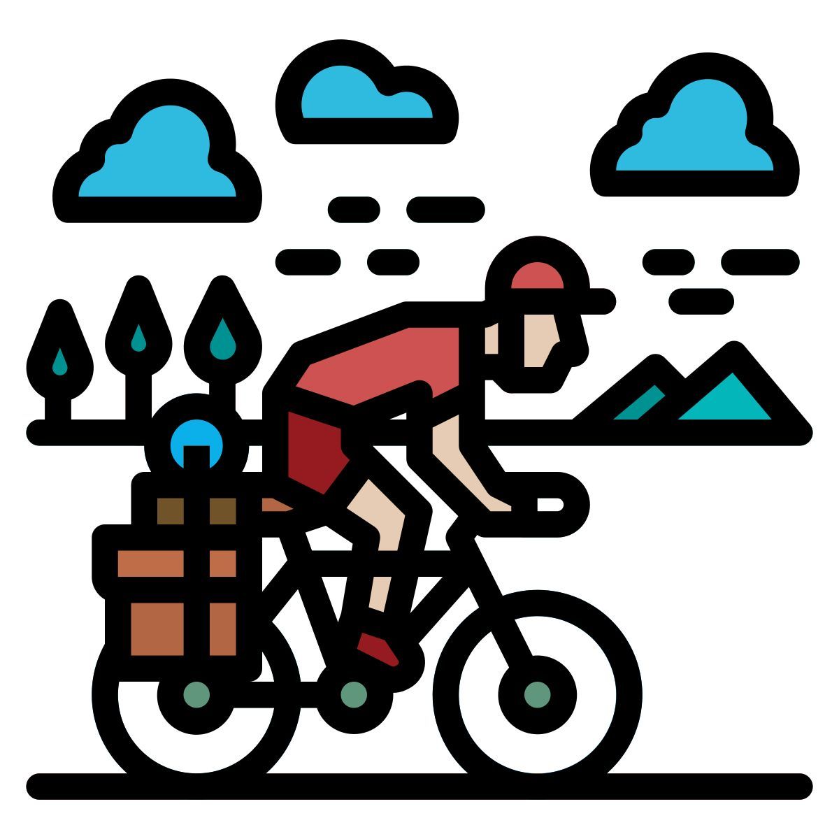 cyclist icon
