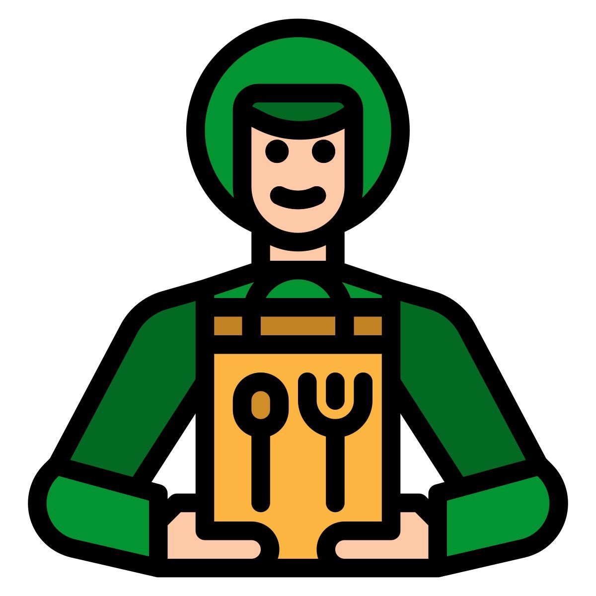 delivery man icon