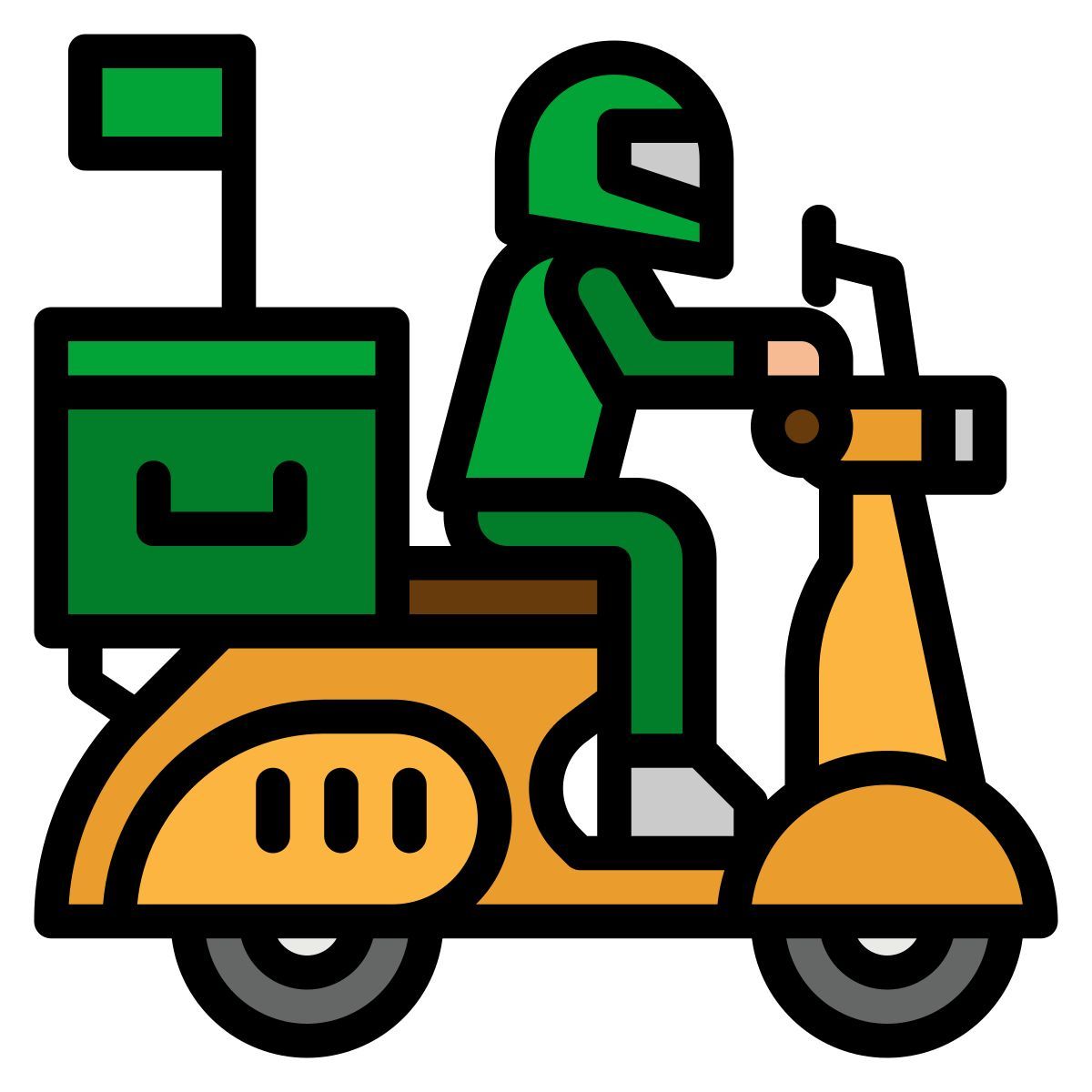 delivery man icon
