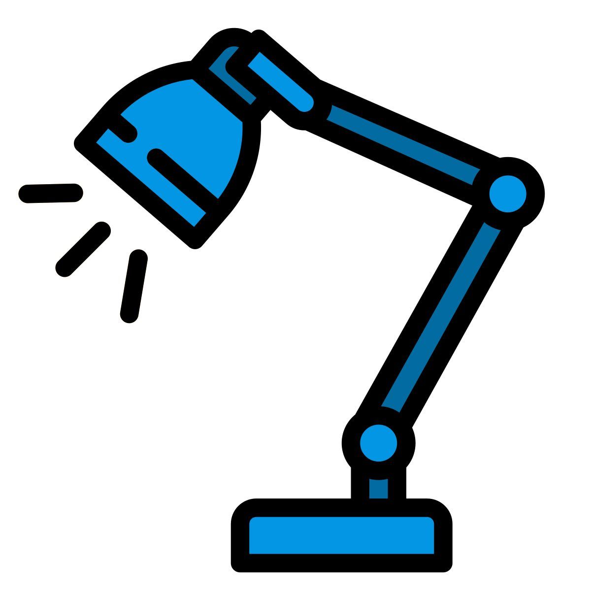desk lamp icon