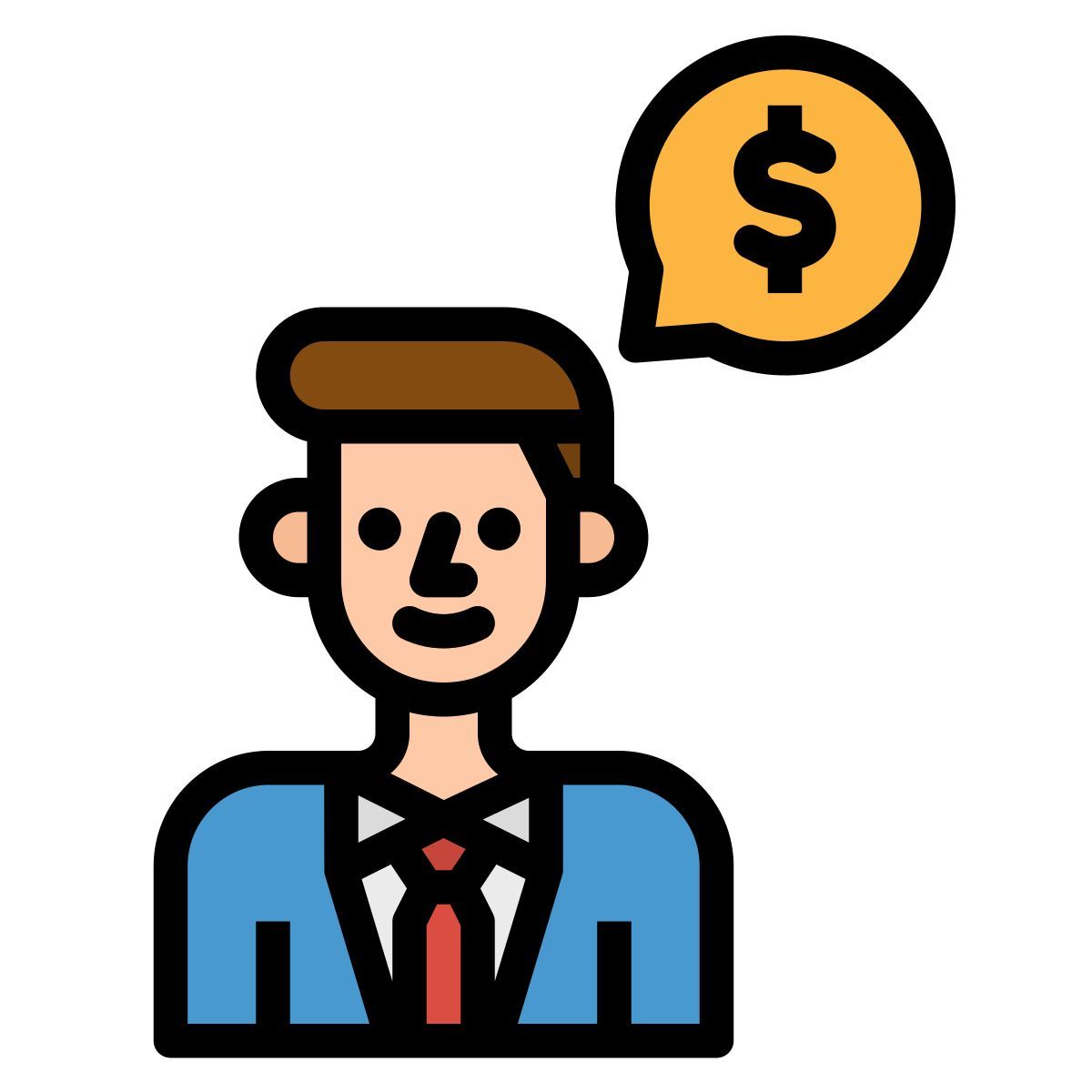 financial consultant icon