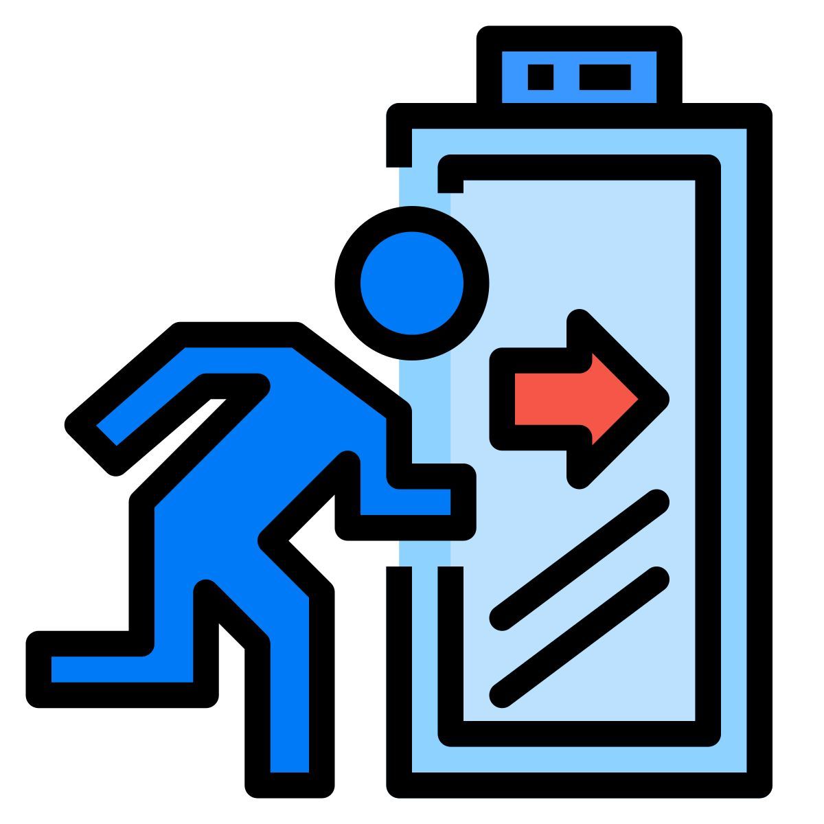 fire exit icon