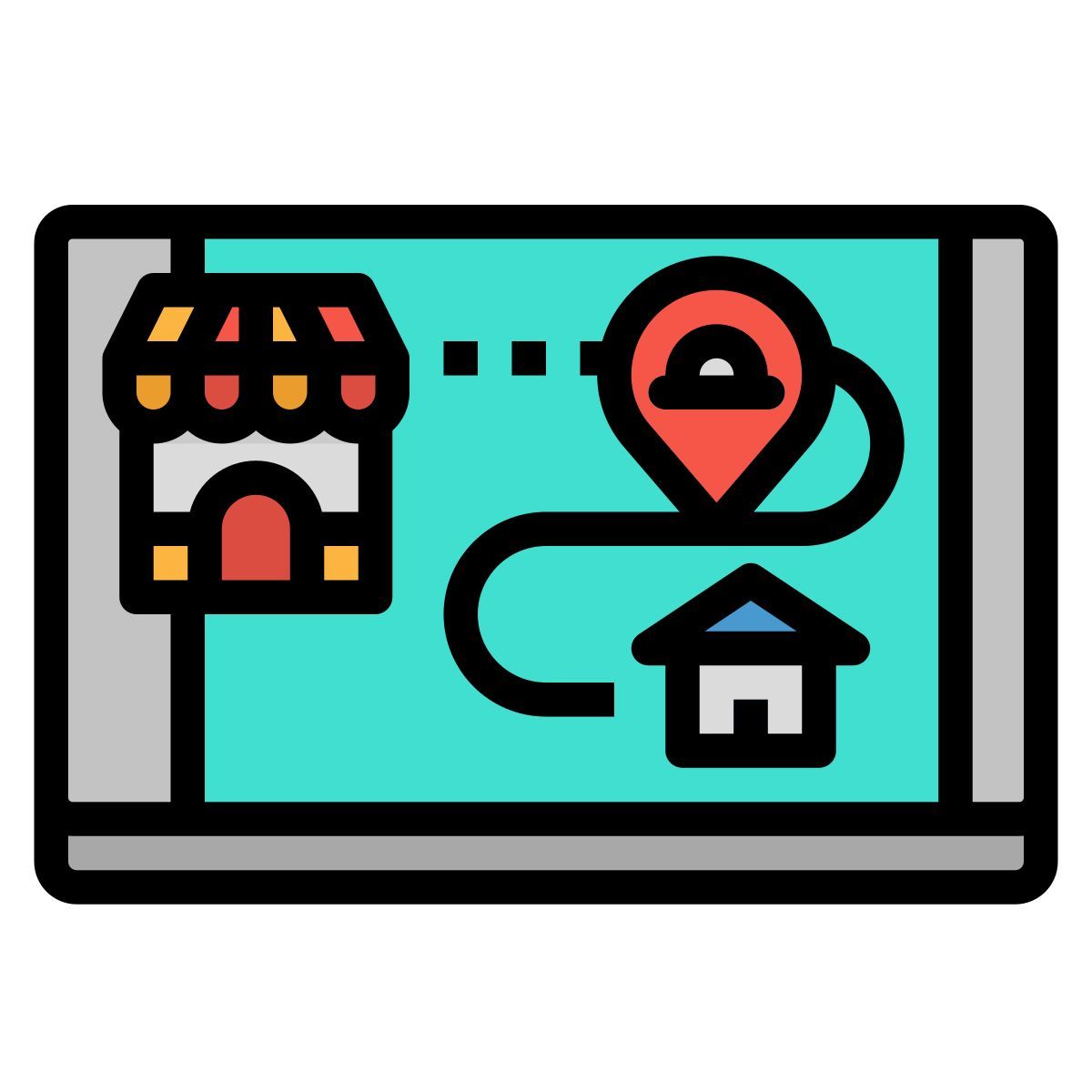 food delivery icon