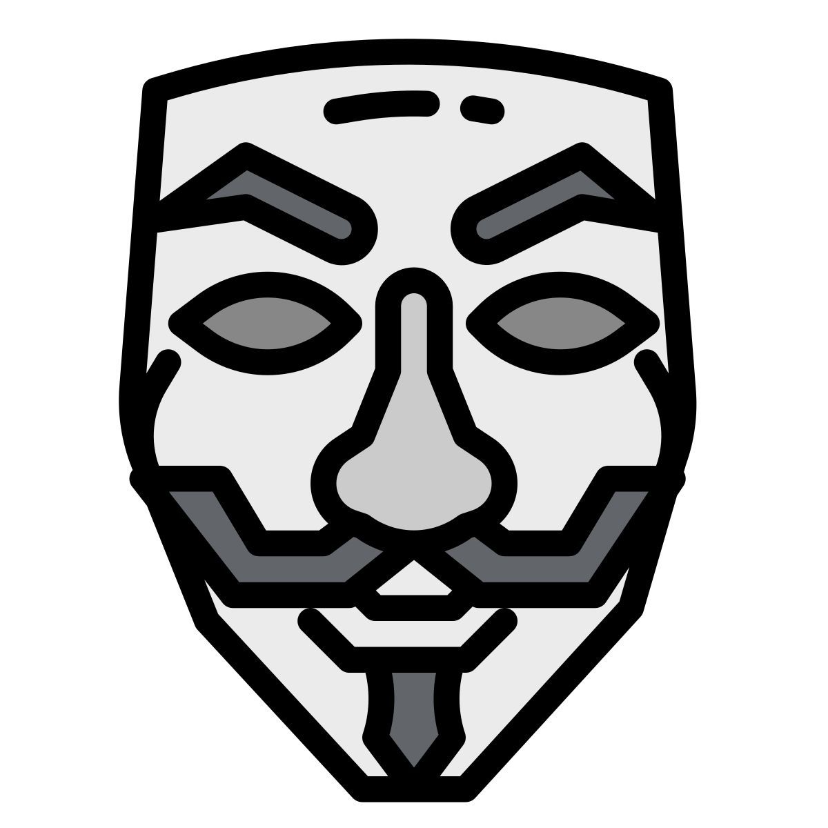 guy fawkes mask icon