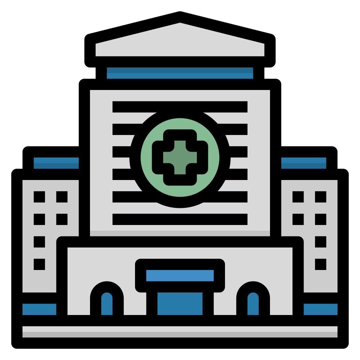 hospital building icon