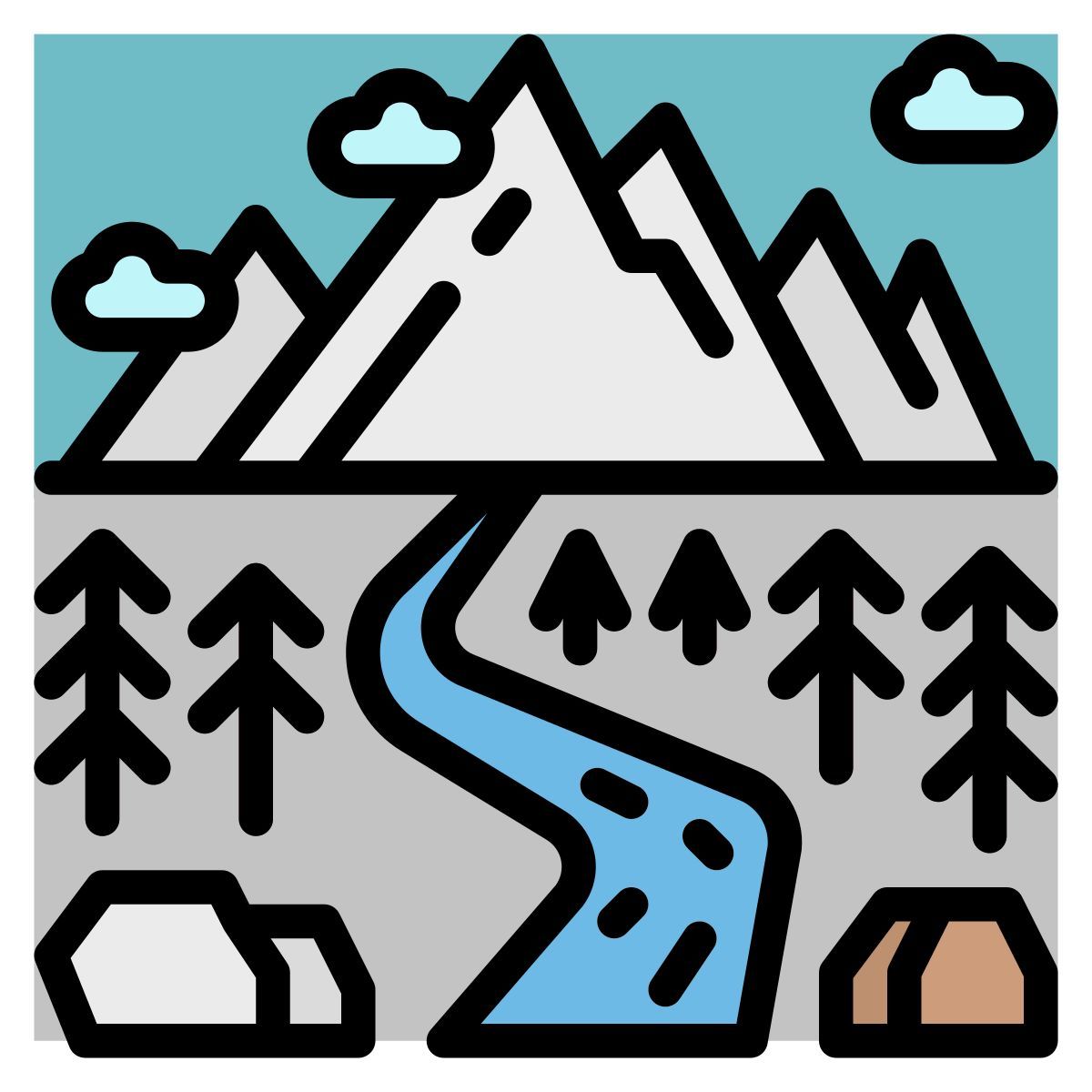 mountain view icon